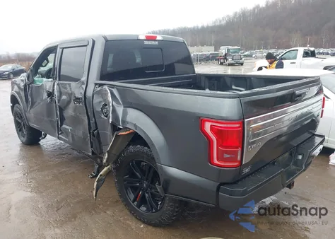 2016 Ford F-150 Limited z USA, uszkodzony, nr VIN 1FTEW1EG5GFD38579